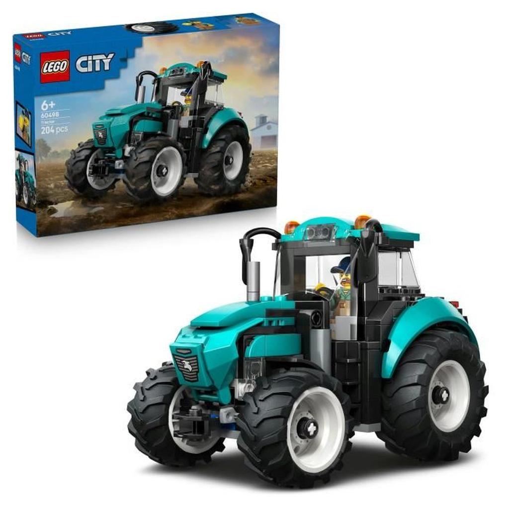 LEGO City 60498 Le Tracteur - Jeu de Construction pour Garçon ou Fille des 6 ans - Cadeau