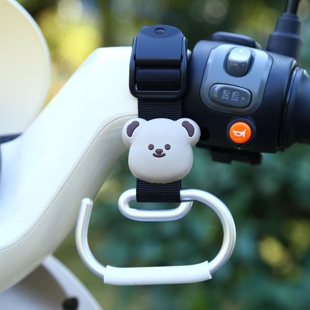 2PCS Extended Length Handlebar Hook Aluminum Alloy Hanging Bracket Helmet Hanger Heavy Duty Universal Handlebar Mount Hook
