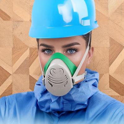 Dustproof Mask Respirator Self-Priming Filter Dust Half Mask Face Mask Suitable for Spray Paint House Decoration Grinding Dust