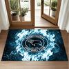 Derby County Football Design Crystal Velvet Rug Soft Decorative Mat for Bedroom Entrance