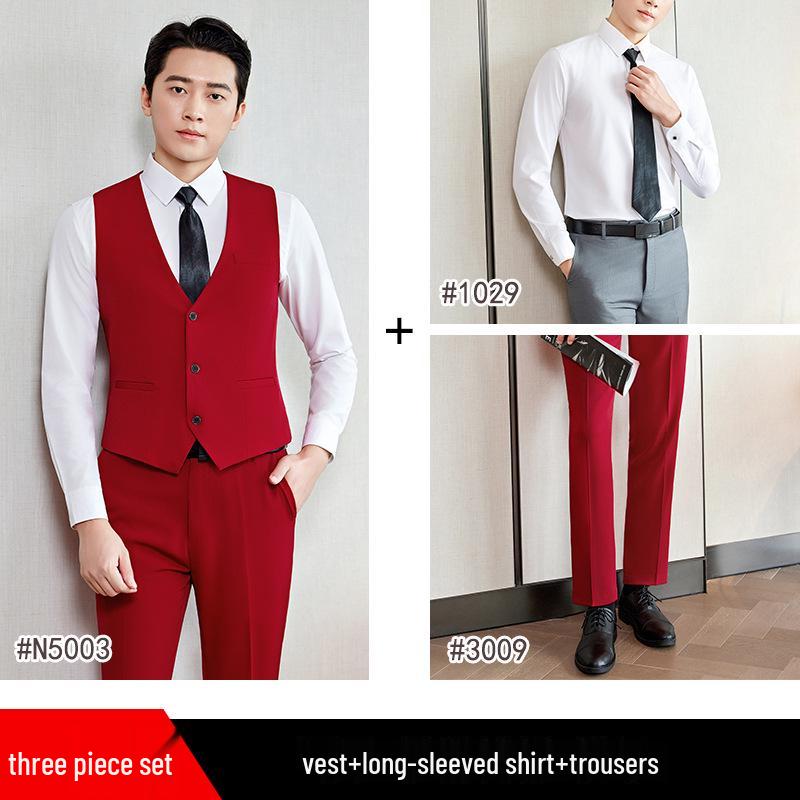 Women's Formal Vest Set 2024: Two-Piece Professional Workwear Suit for Spring and Autumn