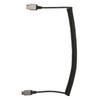 Mini HD Multimedia Interface Spring Adapter Cable 4K 60Hz 18 Gbps Extension Cable for Tablet Camera TV Monitor Mini