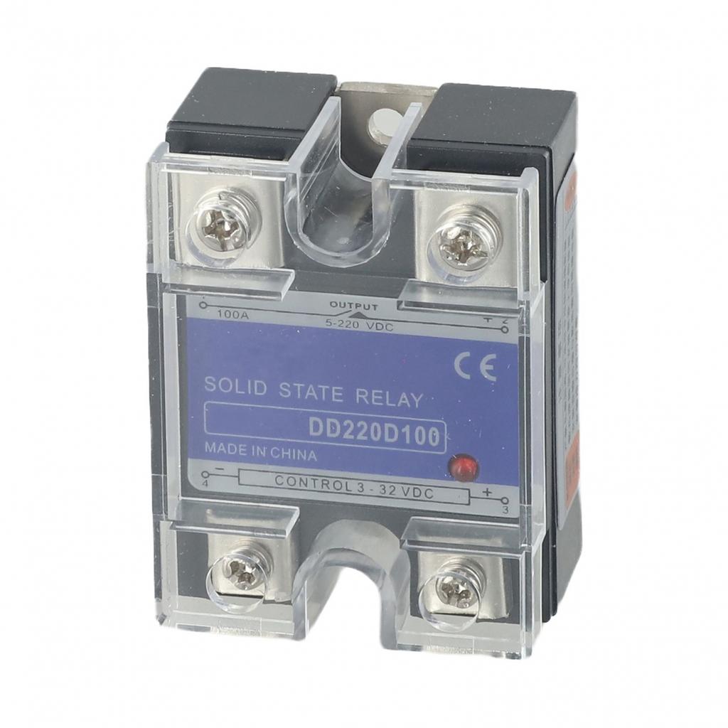 1.18x1.73x2.32in Solid State Relay 3-32V DC 30x44x59mm
