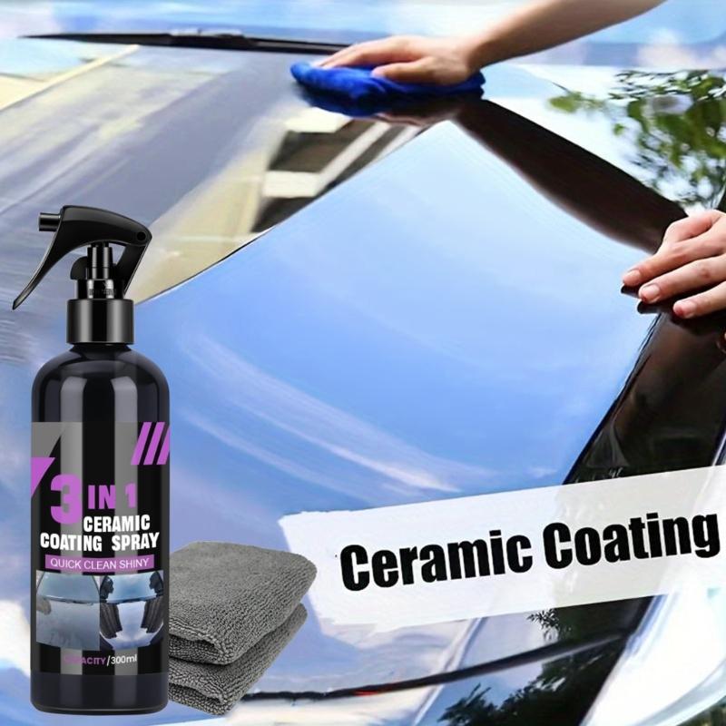Paint Shine Coating for Routine Vehicle Detailing, Ceramic Gloss Care for Exterior Panels, Glass and Lamp Covers Daily