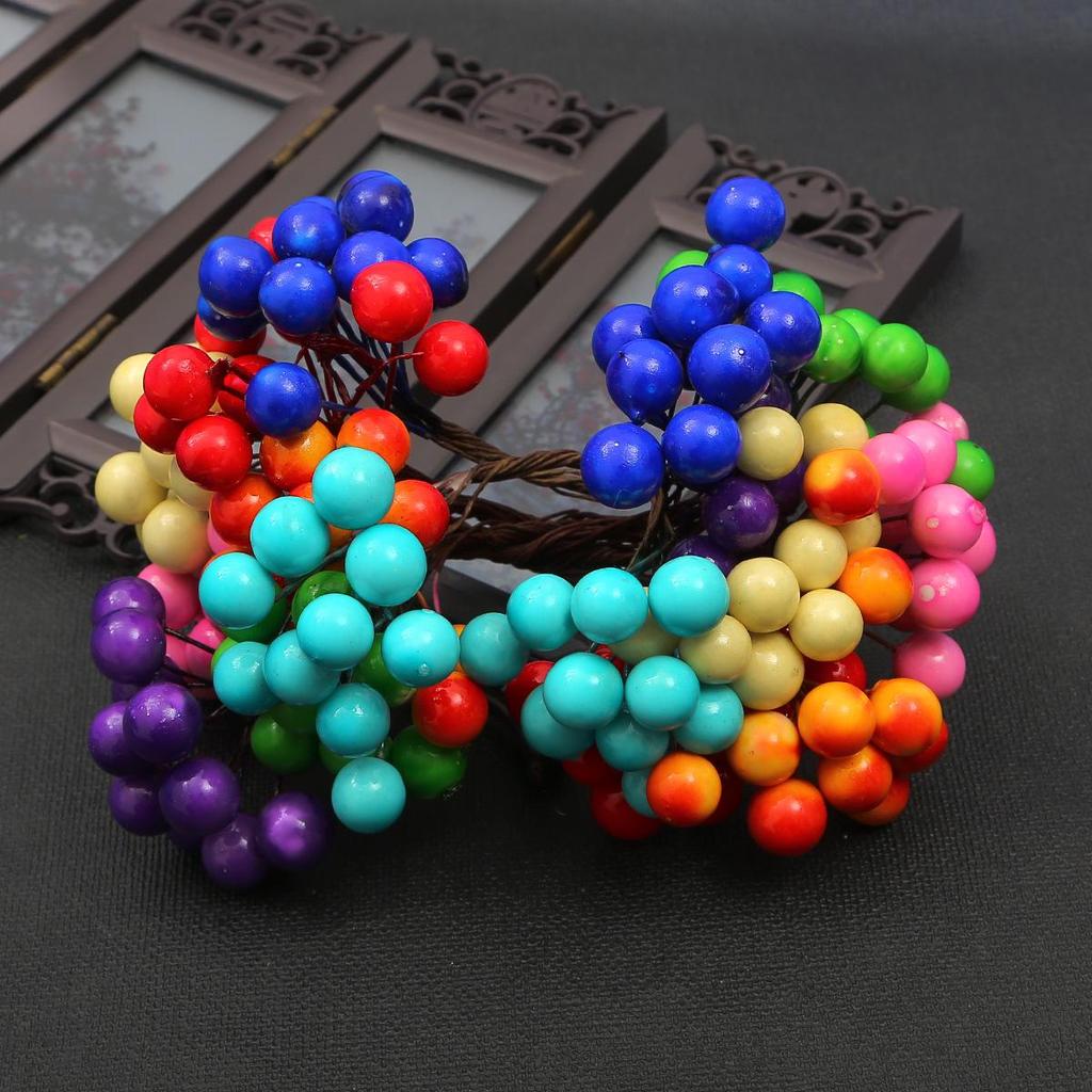 Chiffon Flower Stamens & Berry DIY Craft Accessories