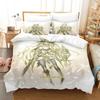 Hajime MiyaGi Andy Panda Bedding Set Cartoon Anime 3PCS Duvet Cover for Adult Kids Bedroom Decor Personality