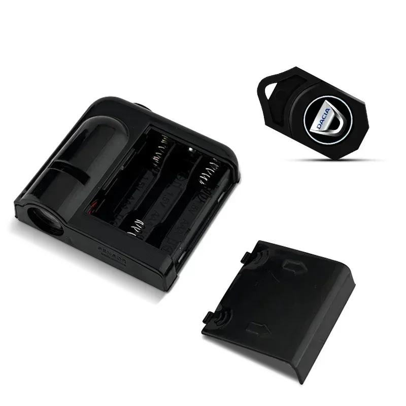 Auto Tür LED HD Willkommen Courtesy Schatten Projektor Lampe Logo Licht für Dacia Duster Logan Sandero 2 Mcv Sandero MK Cilo Stepway