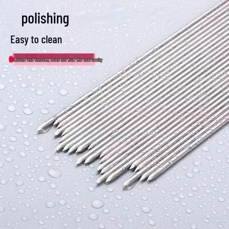 Stainless Steel Barbecue Skewers - Ideal for Roasting Lamb, Beef, and More