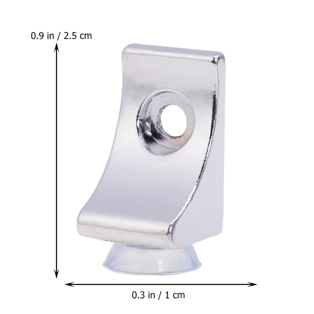 8Pcs Thickened Zinc Alloy Shelf Support Plate Bracket Heavy Duty Solid Wood Plywood Glass Plate Cupboard Holder for Wine Cabinet
