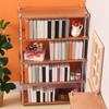 1/6 Organizer Halter Ornamente Einrichtung Modell Mehrschichtig Holz Sammlerstücke Bücherregal für