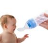 Baby Spoon Bottle – Soft Silicone Feeding Bottle with Spoon for Easy Feeding