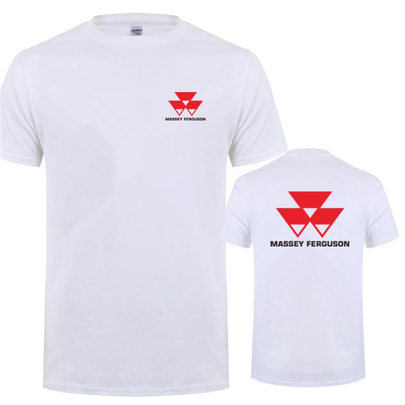 Massey Ferguson T Shirt Tops New Fashion Short Sleeve Massey Ferguson Tractor Agriculture Logo Tshirts Tees Tshirts Lh074
