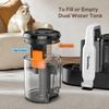 Tragbarer Teppichreiniger Staubsauger 11000Pa Fleckenreiniger für Sofa Teppich Autositz, 1500ml Frisch- & 800ml Schmutzwassertank, Waschbare Teile, Schwarz