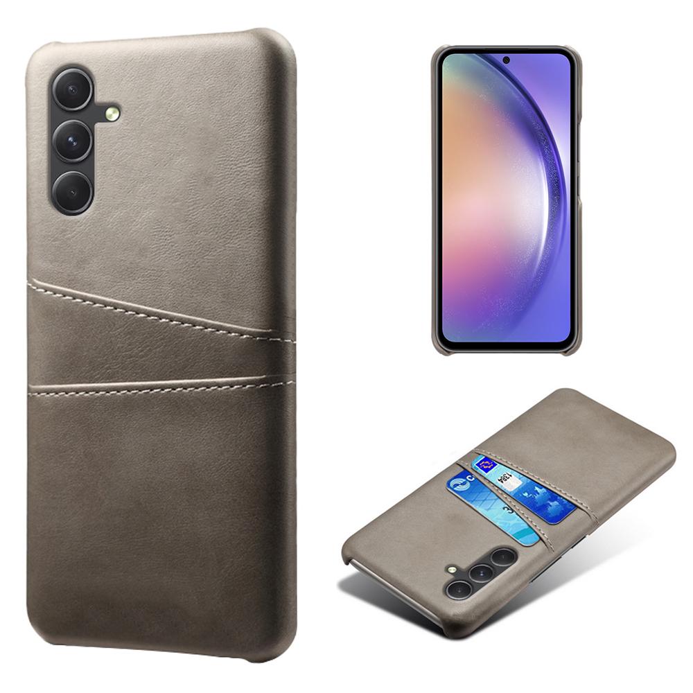 Pour Samsung Galaxy A35 5G Coque de Téléphone Cuir+PC Housse Antichoc avec Double Fente pour Cartes