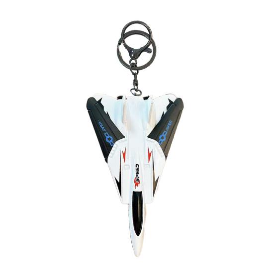 Combat Aircraft Keychain Pendant Small Portable Design Cartoon Shape Airplane Shape Key Charm Keys Stress Relief Toy