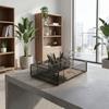 Iron Metal Desk Organizer Hollow Mesh Office Storage Basket Stationery Storage Box  Desktop Use