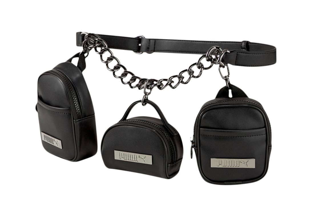PUMA Artificial Leather Fanny Pack Regular Women s Black 078113-01