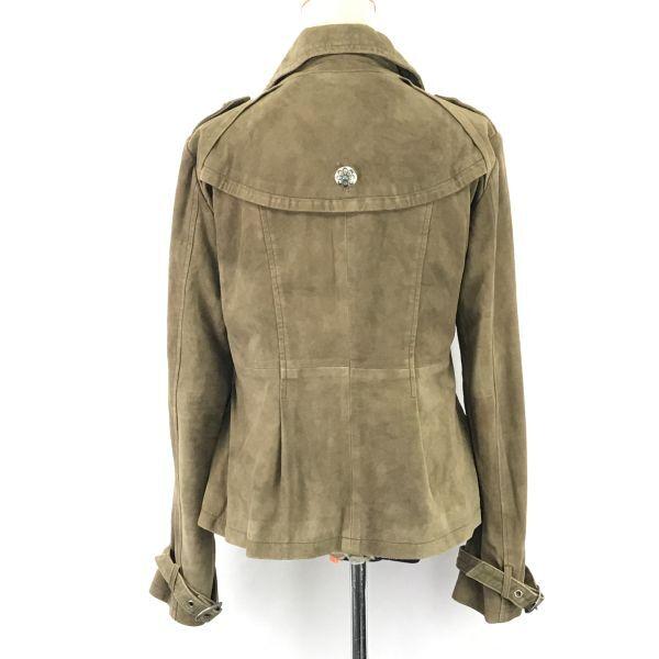 Excellent Condition Tasha Polizzi Leather Jacket M Women Brown Jumper(USED)
