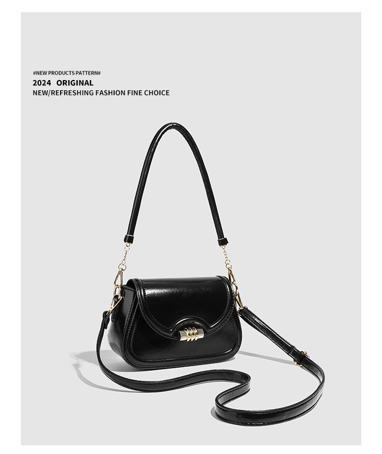 2025 Trendy French Saddle Bag - Retro Fashion Shoulder & Underarm Design