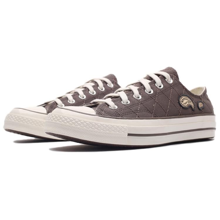 Converse Chuck 70 Low Timeless Graphic Unisex Sneakers Brown Engine-Stone Nightfall-Grey A02773C