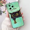 For Infinix Note 12 Pro 4G Case X676B Silicone Cute Cat Fashion Flowers Painted Cover For Inifnix Note 12 Pro Phone Case Bumper