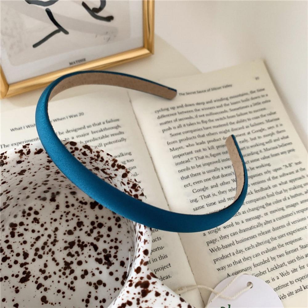 Solid Color Elegant Hairbands For Women Girls Hair Bands Elastic Wash Face Headbands Fashion Hair Hoops Bezel Accessories