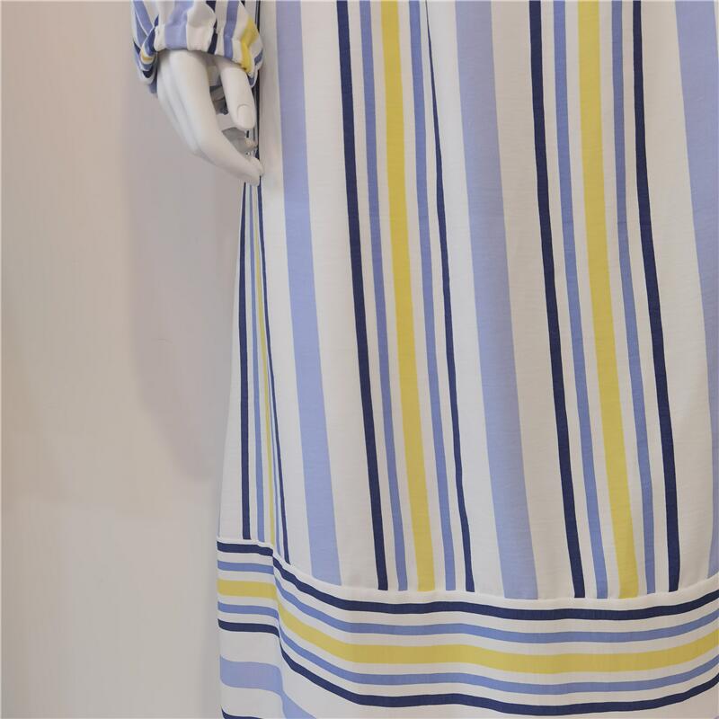 Plus Size Arabic Muslim Casual Robe - Spring/Summer Middle Eastern Dress