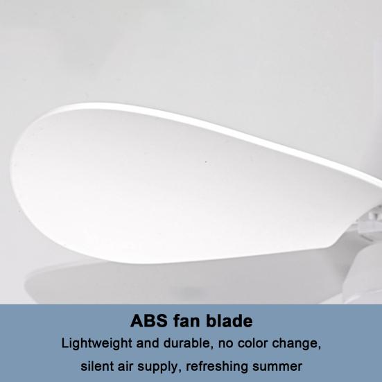 Ceiling Fan with Remote Control 30/40W LED Lighted Ceiling Fan Dimmable Fan Light with Timer Quiet 6 Blades Socket Ceiling Fan Universal Lamp