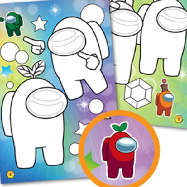 Unter uns Mini-Sticker-Malbuch