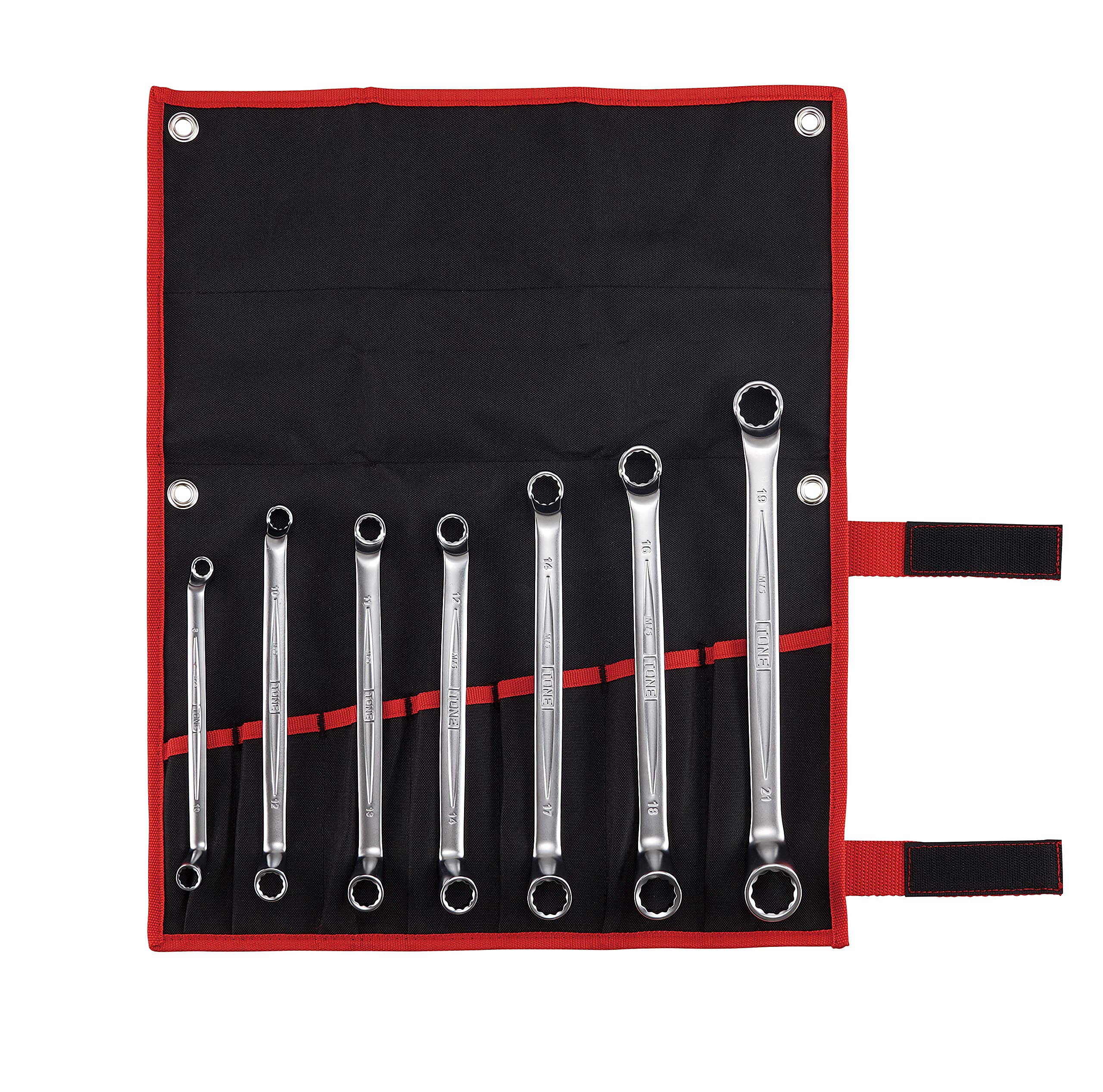 

TONE Long Box Wrench Set (75°) M75700 Silver Contents: 7 items