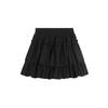 Leopard Print High-Waist Ruffled Skirt - Summer 2024 Women's Pleated Short Skirt with Elastic Waist