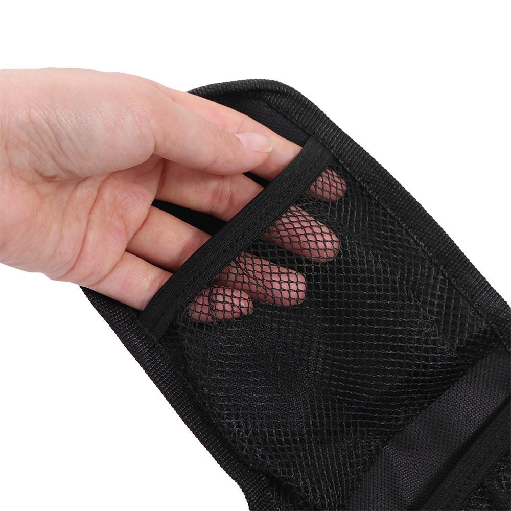 Hanging Mount Car Seat Side Organizer Mesh Pocket Car Seat Side Storage Bag  Front Seat