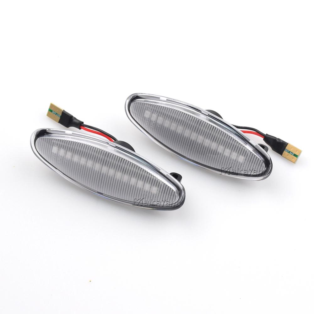 Luce Indicatori di Direzione Laterali LED Dinamici Lampada Indicatori di Direzione per Jaguar S-Type XK8 XJ X350