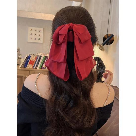 

1Pcs Temperamental Fashion Bow Hair Claws For Women Hair Accessories