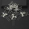 Cross-Border Hair Clip 3 Hairpin Combination Set Bridal Wedding Hairware