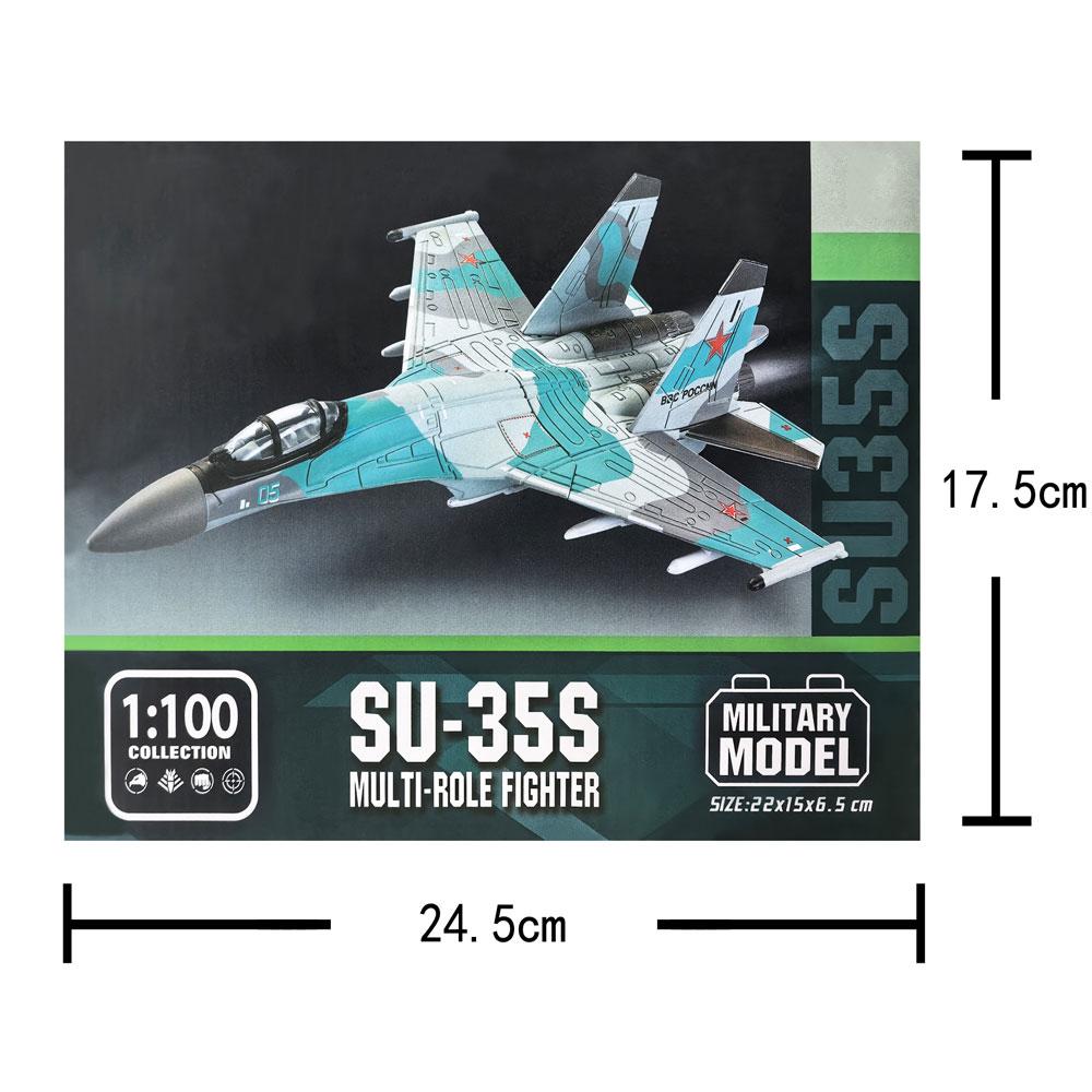 1/100 Su-35s Aircraft Models ABS Model Kit Multi-Purpose Fighter Toy Building Block Military Model Toy for Gifts Educational Toy