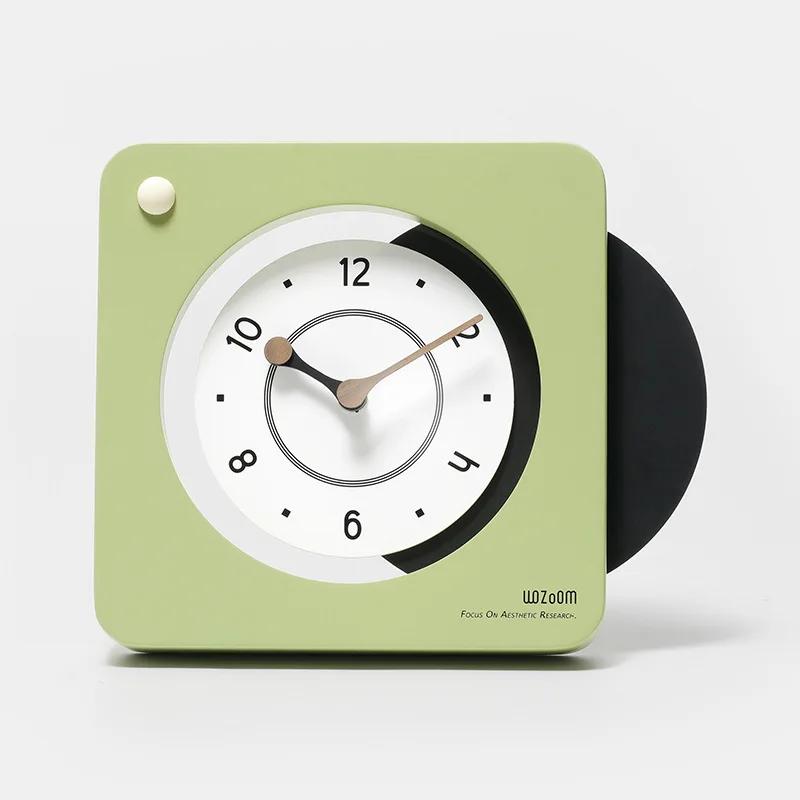 

Simple Compact Style Desk Clock Table Living Room Table Clock Indoor Placement Items Creativity Home Decor Reloj De Mesa