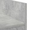 DJ Table Concrete Grey 62 x 45 x 102 cm Engineered Wood
