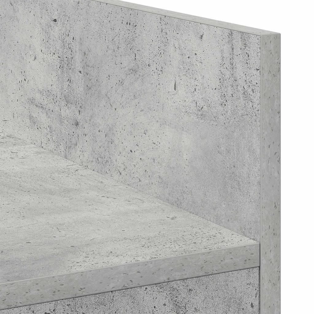 DJ Table Concrete Grey 62 x 45 x 102 cm Engineered Wood