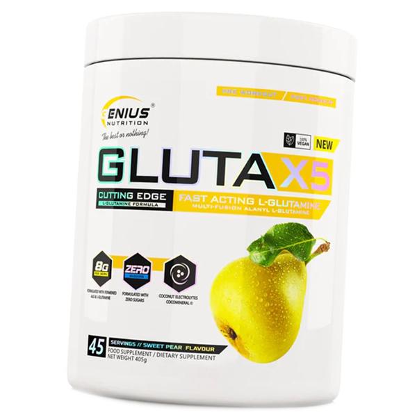 Fermentiertes Glutamin, Gluta-X5, Genius Nutrition 405g (32562001)