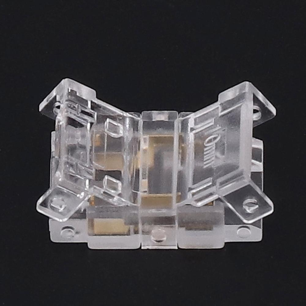 20pcs 10mm LED Strip to Wire Connector COB Solderless LED Connectors  For Kitchen