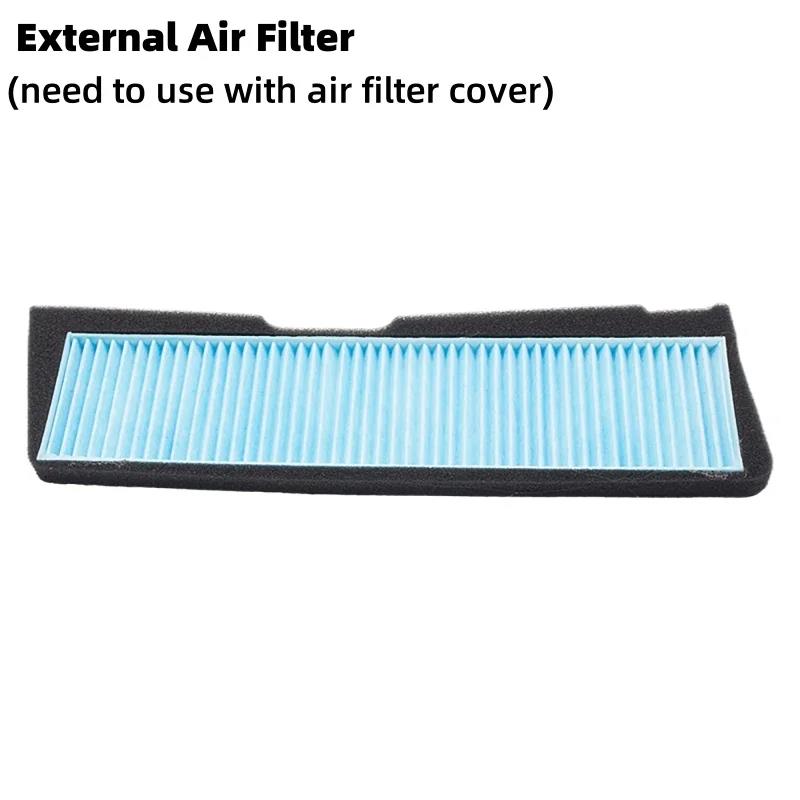 For Tesla Model 3 2021-2023 Auto Intake Air Filter External Filter Element Air Flow Vent Cover Trim Anti-Blocking Intake Cover