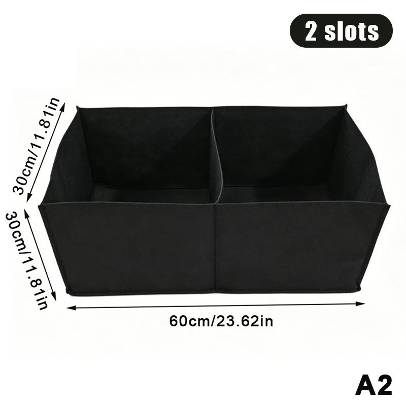 1/2/4/6/8 Holes Black Grow Bag Fabric Raised Garden Bed, Flowers And Vegetables Garden Grow Bags Rectangle Planting Nursery