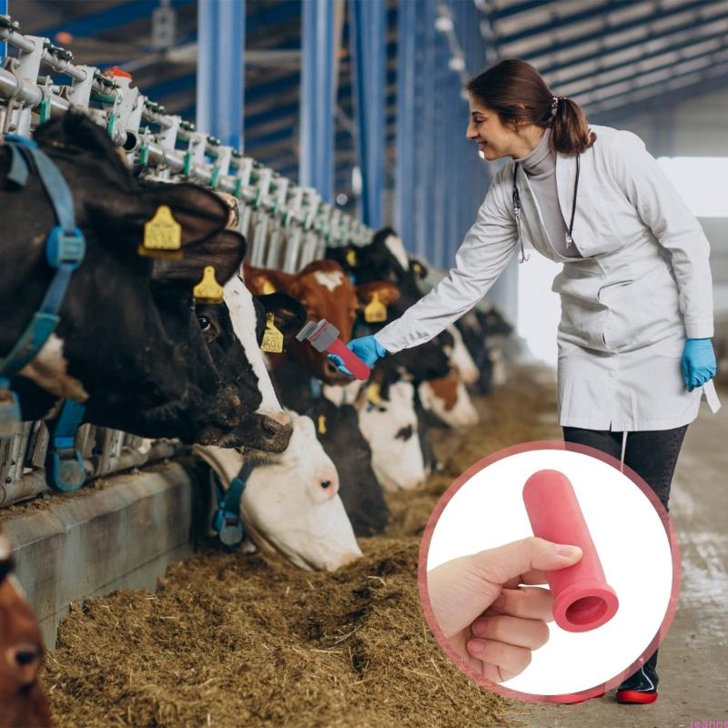 Rubber Pacifier Milk Drink Calf Feeder Pacifier Calf Nursing Bucket Nipple Soft Rubber Teats for Cattle and Livestock
