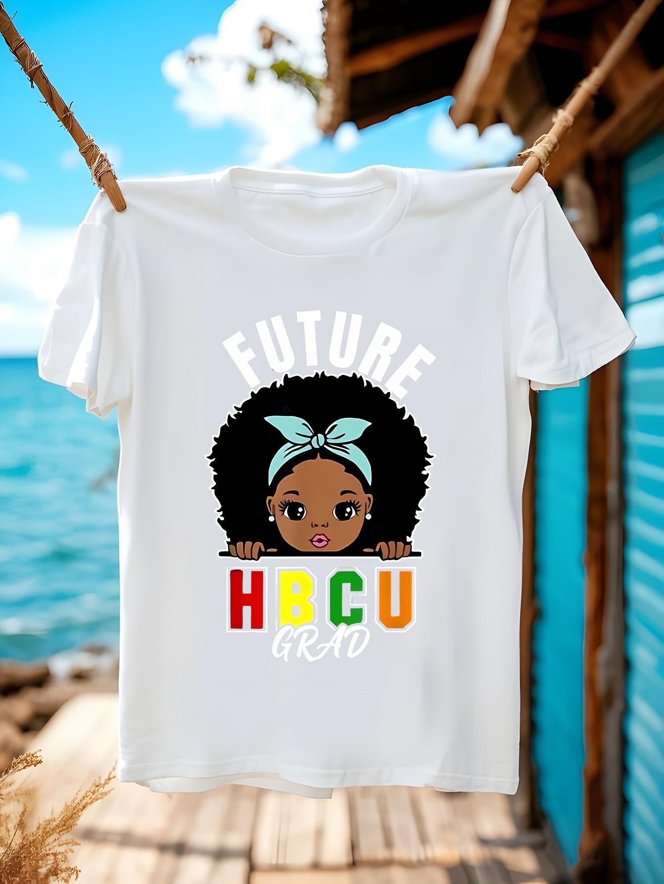 Future HBCU Grad Girl Graduation Tshirt - Black Wo Casual... M