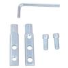 Steel Broken Pipe and Screw Extractor Set Faucet Angle Valves Broken Wire Extractor Tool for Home and Professional Use