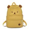 Schoolbag Easy Bear School Bag New Japanese Cute Canvas Brown Milk White Bear Large Capacity Versatile Student Soft Girl Shoulders