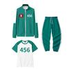 3ks/sada Dětský Unisex Filmový Herní Potisk Dlouhý Rukáv Zipová Bunda Kabát Kalhoty Set Oblečení Chlapci Dívky Halloween Cosplay Kostým