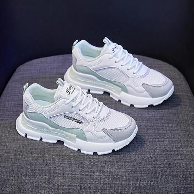 Scarpe da Donna 2024 Nuove Scarpe da Ginnastica con Plateau Traspiranti Scarpe da Donna Scarpe Sportive Coreane Scarpe da Corsa Casual da Donna Scarpe Vulcanizzate