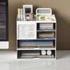 Desktop Transparent Storage Box, Drawer Style Desk, Dormitory Office Stationery, Cosmetics Storage Box, Storage Rack